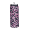 20oz Bling Tumbler Diamond Glitter Straight Cup with Straw Stainless Steel Mug