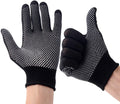 Summer Lightweight Outdoor Gloves Non-Slip Breathable Nylon Full Finger Protective Gloves with Elastic Cuff for Cycling Hiking