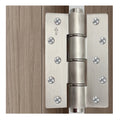 SUS 304 Buffer Hydraulic Hinges Door Closer Function Speed Adjustable 5 Inches Hinge Grade Satin Door Hinge