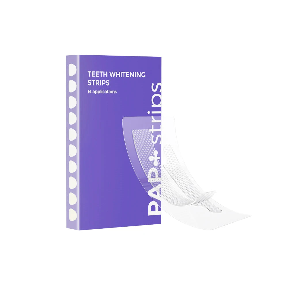 CE CPSR Approved Private Label Teeth Whitening PAP+Teeth Whitening Strip Daily Use Minty Flavour