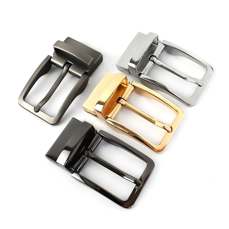 Meetee KY023 35mm Casual Men's Zinc Alloy Leather Belt Head DIY Leather Craft Hardware Accessories Belt Pin Buckle