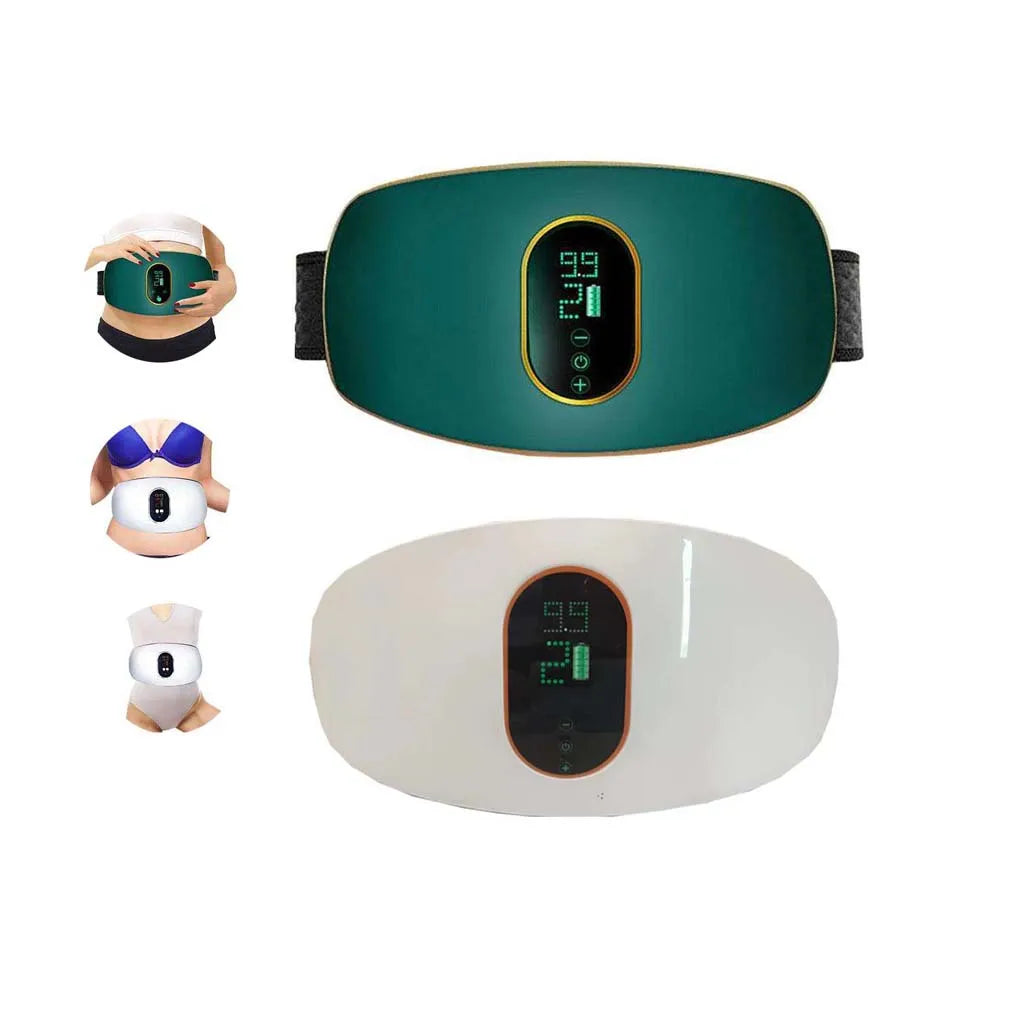 Smart Heat Compression Electric Waist Massager Body Slimming Machine Waist Massage Belt for Pain Relief