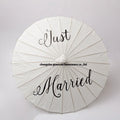 Hot Sale Custom 32-Inch Luxury White Paper Parasol   Wedding Umbrella with Straight Design Made of Bamboo Oilpaper