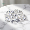 1mm 2mm 3mm 4mm 5mm White Small DE VVS VS Lab Grown Diamonds Round Melee Size HPHT CVD Loose Lab Diamonds for Sale