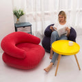 Home Decoration Folding PVC Flocking Inflatable Air Sofa Lounger Sofa Chair for Relax