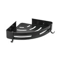 High Quality Bathroom Corner Wall Mounted Metal Shelf Rustproof Space Aluminum Black Triangle Shelf