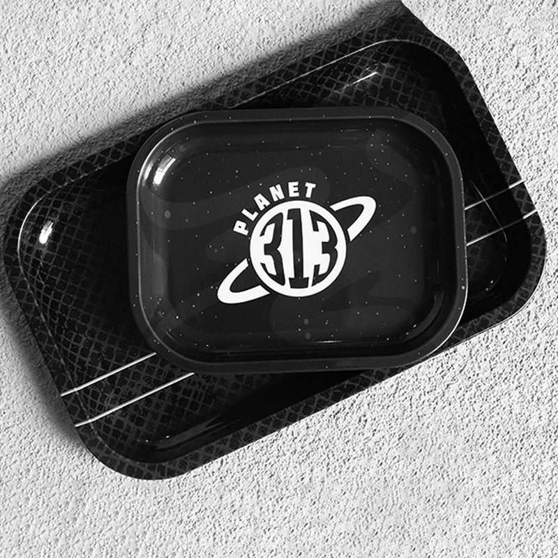 Customize Design Metal Rolling Tray Different Sizes 27x16cm 18x14cm 20.5x10.5cm Smoke Accessories Serving Trays