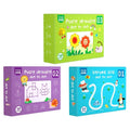 Children Toys Drawing Early Educational Game Learning Tracing Pen Control Training Card  Book for Kids
