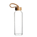 2025 Amazons Top Seller BPA Free High Borosilicate Glass Water Bottle with Bamboo Lid Eco-friendly