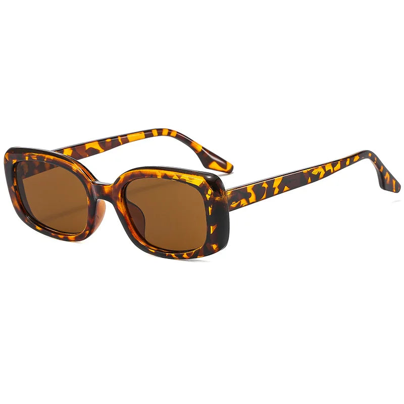 Uv400 New Hot Selling Trend Custom Women Small Frame Shades Sunglasses Designer Men Retro Luxury Black Square Frame Sunglasses