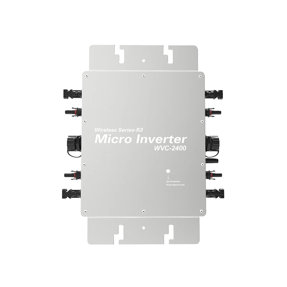 WVC-2400 Solar Microinverter 2400W MPPT Solar Grid Tie Micro Inverter Built-in WiFi Data Terminal for Solar on Grid System