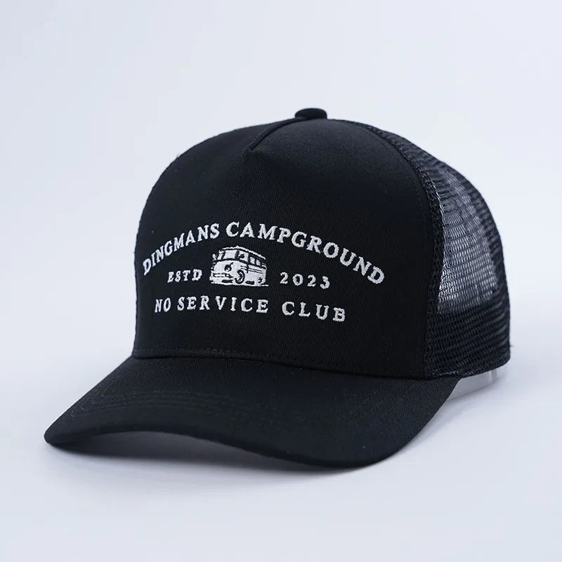 Custom High Quality 5 Panel Embroidery Logo Curved Brim Mesh Gorras Snap Back Cotton Trucker Cap Hat
