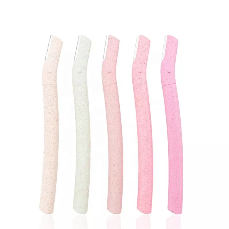 Hot Sale Wheat Straw Face Eyebrow Razor Face Hair Eyebrow Trimmer for Women