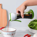 Easy Pouring Leakproof Homemade Seasoning Plastic Manual Mixing Cup Juice Shaker Salad Dressing Mixed Container Sauce Mixer