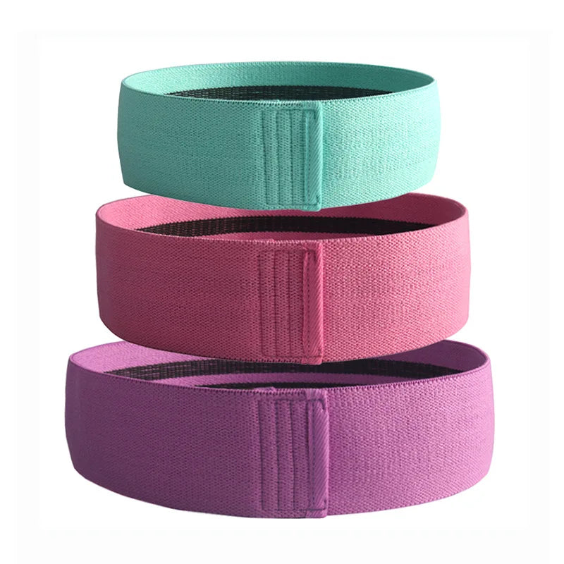 Pilates Accessories Wholesale Yoga Gym Exercise Fitness Glutes Booty Hip Fabric Resistance Bands for Legs