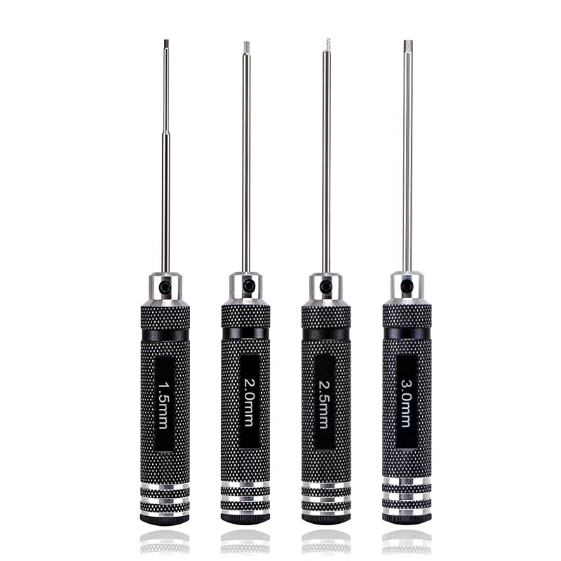 MYJ 1.5 2.0 2.5 3mm High Precision RC Tools Hexagonal Socket Screwdriver Set for RC Helicopter Plane