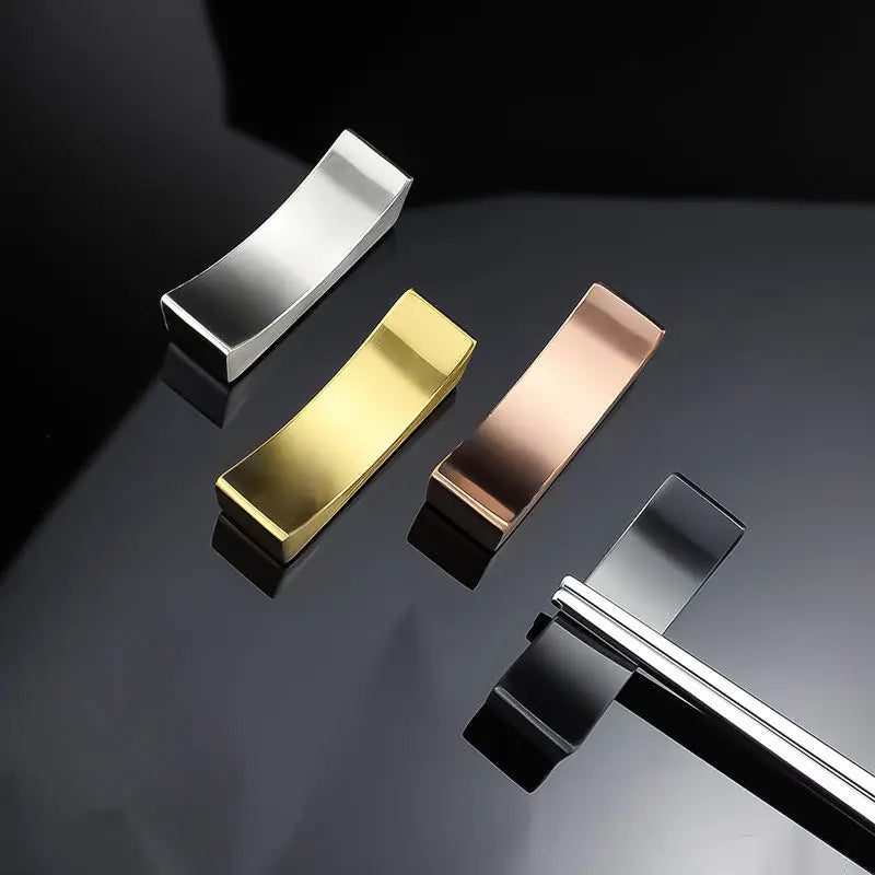Chopsticks Rest Holder Reusable Metal Chopstick Stand Silver Gold Stainless Steel Spoon Fork Holder Table Decoration Accessories
