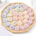 Organza Fake Flower Handmade Headdress Hairpin Material Straw Hat Flower Accessories Artificial 3d Handmade Organza Flowers