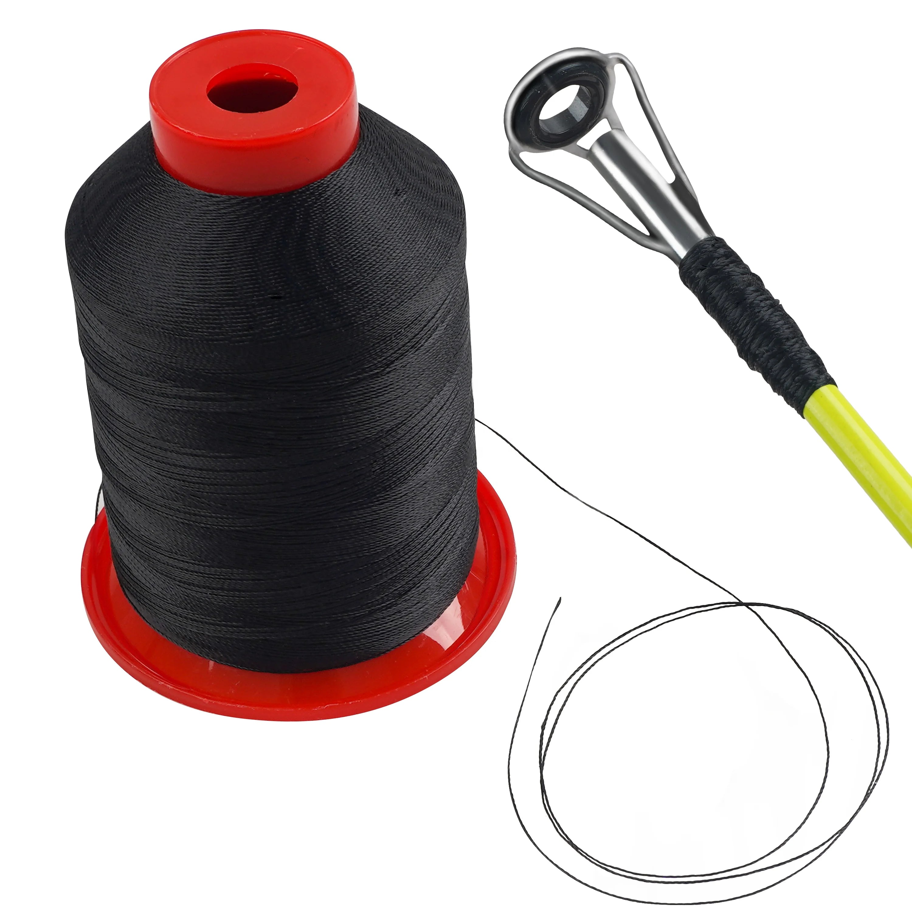1200M Fishing Rod Guide Wrapping Line 210D Tying Thread Rod Building Supplies Fishing Rod Repair Kit