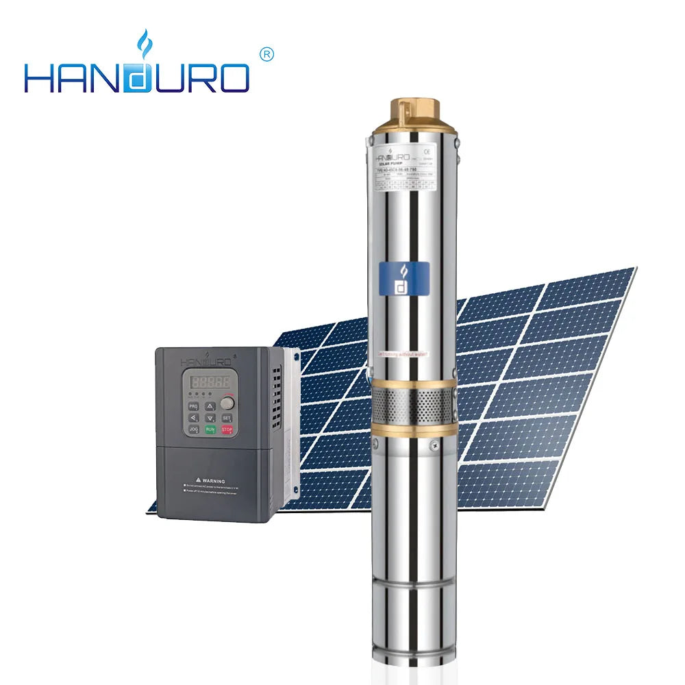 Factory Direct Sale 1 hp 4 Inch Solar Submersible Water Pump Systems