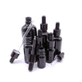 Cosmetics Essential Oil Dropper Bottle Black Glass Bottle with Dropper
