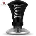 Custom Logo 51 53 58mm Constant Horizontal Pressure Coffee Tamper Flat-Base Adjustable Height Level Tampering Espresso Tools