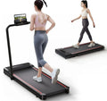 Walking Pad Under Desk Treadmill Foldable with Remote Control LED Display for Home Office Use Custom Logo