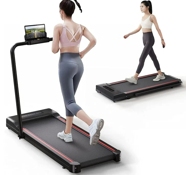 Walking Pad Under Desk Treadmill Foldable with Remote Control LED Display for Home Office Use Custom Logo