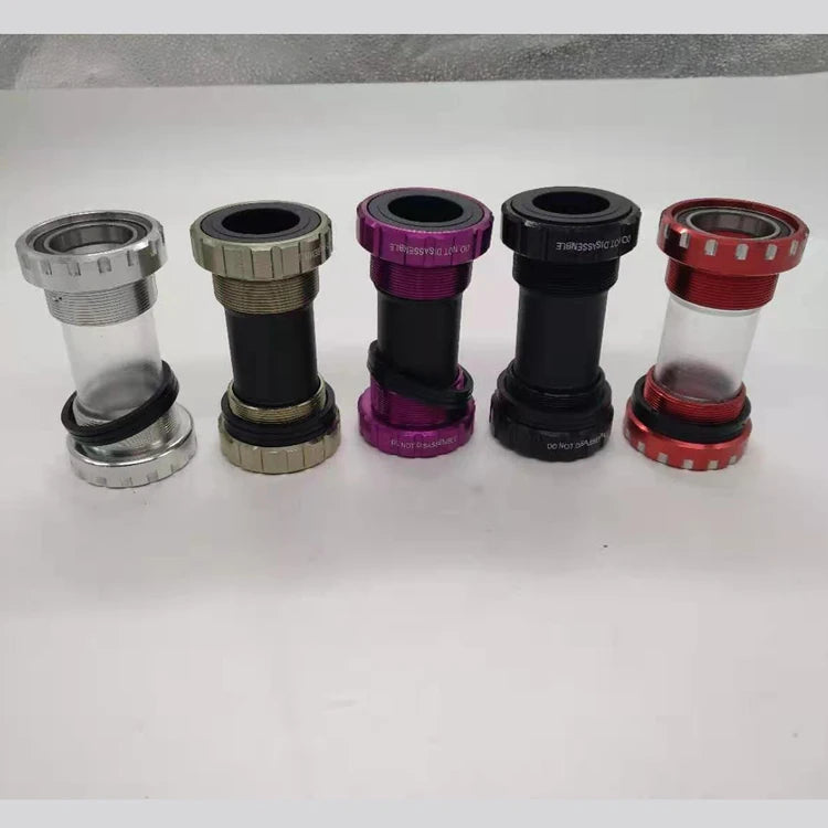Aluminum Alloy Super Light MTB Mountain Bike Bottom Bracket Bicycle BB Sets Mountain Bike Color Bottom Bracket Use for 68-72mm