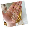 Fashion Jewelry 18K Stainless Steel Chain Cross Necklaces with Zircons Fine Jewelry Pendants Necklace for Women