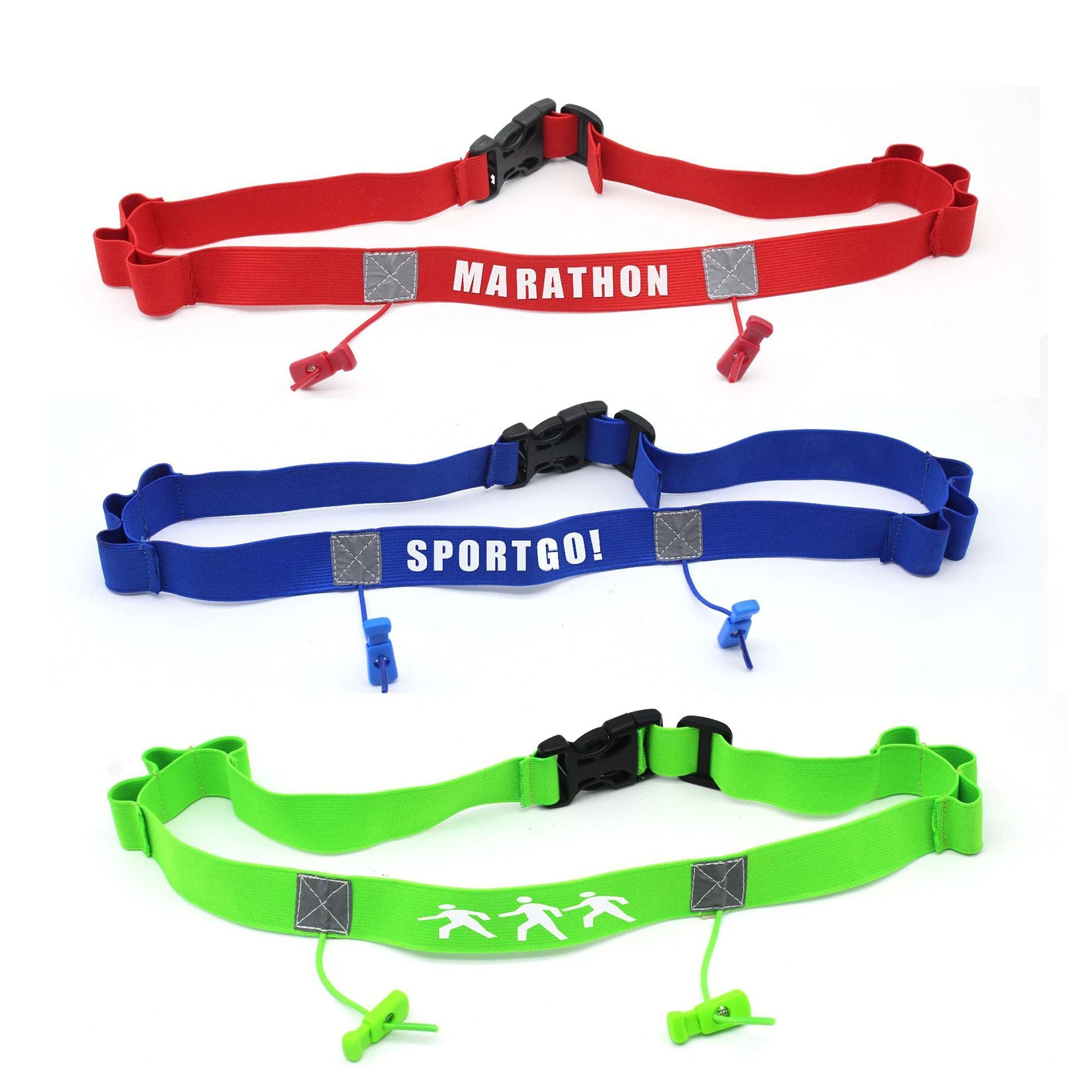 Cheap Outdoor Sports Running Cycling Waist Pack Pouch Number Holder Sticker Waist Bag Triathlon Marathon Custom Race Number Belt