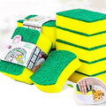 Wholesale Kitchen Block Dishwash Cleaning Scouring Pad Dish Kitchen Foams Bathroom Tool Dishcloth Clean Tool