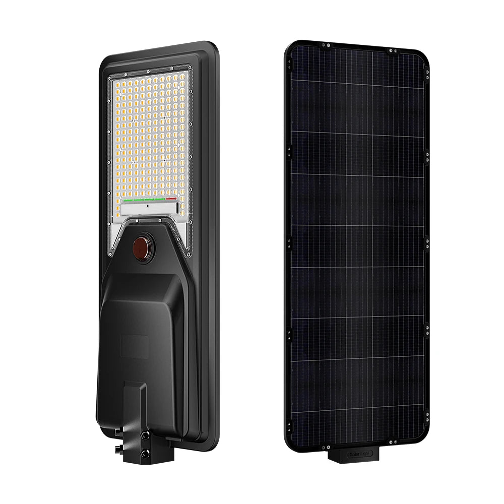 KCD Tuya 12v 12000 Lumen Reflector Exterior Wall Lamp 40w 100w 150w 200w 300w All in One LED Solar Power Street Panel Light