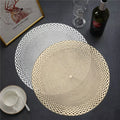 Wholesale Tabletex PVC Eco-Friendly Round Classic Hollow Luxury Home Decor Waterproof Anti-Slip Kitchen Table Pad