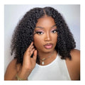 Glueless Kinky Curly Short Wigs Natural Human Hair 13x4 Lace Front Bob Wigs Whosale Raw Vietnamese Hair Wigs for Black Women