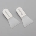 Custom Logo Silicone Mask Clay Applicator Private Label Makeup Woman Mini Black Facial Mask Brush Cosmetic Spatula Short Brush