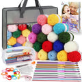 Customized Two Crochet Set Kit with Crochet Models Yarn Balls Needles Accessories Kit Goodie Bag