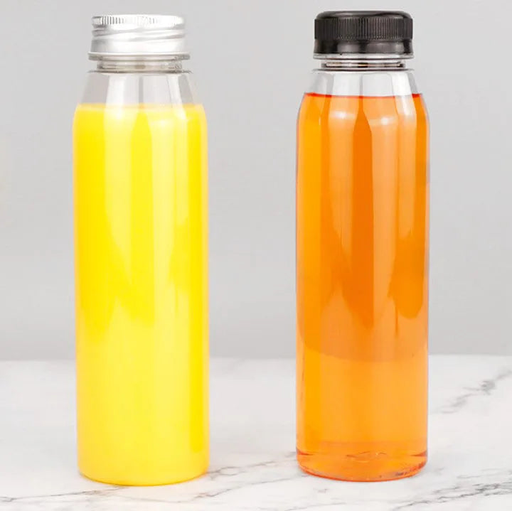 10 oz 12oz 300ml 350ml Empty Take-out Juice Container Bottles Plastic Beverage Smoothie Bottles with Tamper Evident Caps