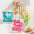 Print on Demand Wholesale Canvas Bag Fashionable Summer Beach Canvas Tote Bag Unique Printable Canvas Bag Cotton