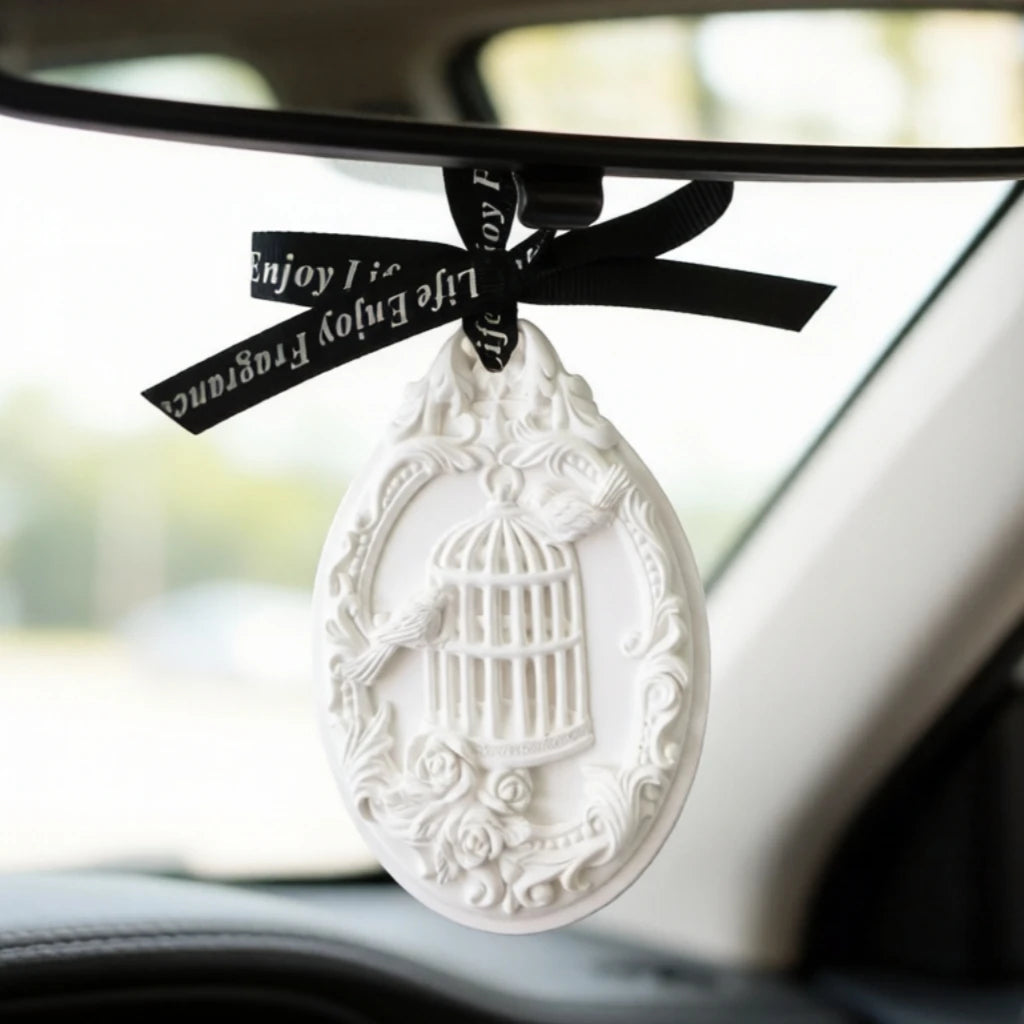Stocked Scented Ceramic Hanging Aroma Stone Home Fragrance Essential Oil Diffuser Car Wardrobe Air Freshener
