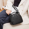 Women's Pure Leather Travel Handbag with Zipper Closure-Wholesale Product