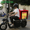 P4.1 P3.1 P2.5mm Customized LED Three Side Food Delivery Boxes for Motorbike Bluetooth WiFi 4G GPS Control System