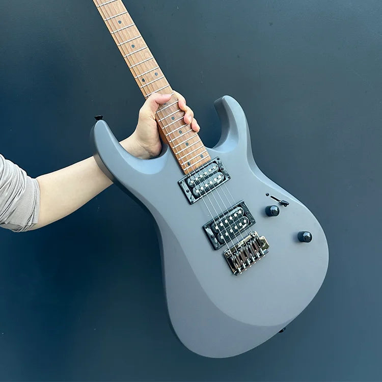 High Grade Poplar Body Roasted Maple Neck Fingerboard 24 Frets Round End Fret Guitar Electric