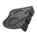 Double Espresso Coffee Tamper Mat Silicone Corner Mat Black