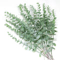 Plastic Green Leaves DIY Home Decor Flowers Artificial Plants Flower Arrangement Decorative Eucalyptus Leaf