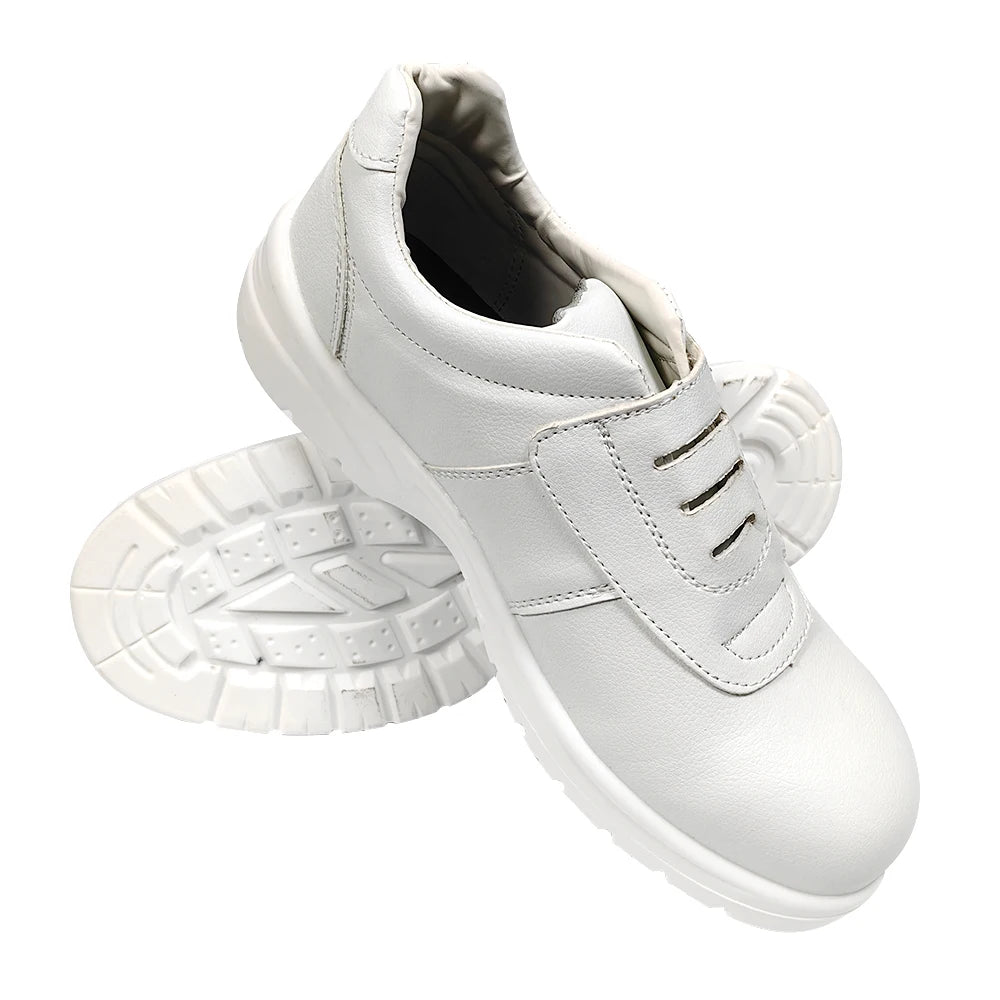 ALLESD White PU Antistatic Working ESD Shoes