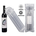 Wine Bottle Bubble Air Column Stretch Film Protective Bag for Glass Cookware Shock-proof Moisture-proof Travel Shipping