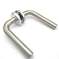 BENE DH027 Modern Double Curved Stainless Steel Door Handle Easy Installation Hollow Tube Design Factory Direct for Hotel