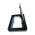 350x280mm Right Angle RV Window with Powder Coated Aluminum Frame and Double Glazing Acrylic Glass