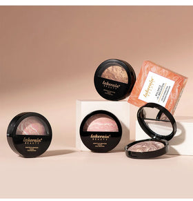Wholesale Marble Contouring Tray Naturally Brightening Nose Shadow Blush Highlight Contouring Powder